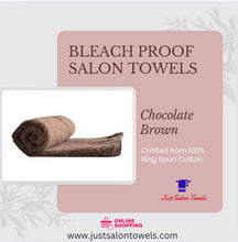 Load image into Gallery viewer, Chocolate Brown Bleach Resistant Salon Towels 16x27"