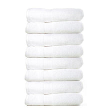 Cargar imagen en el visor de la galería, White Bleach Shield Salon Towels  16x27" - Stain-Resistant, Colorfast, and Durable for Hair Salons.