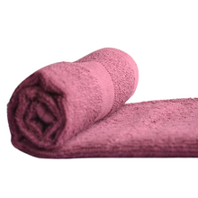 Load image into Gallery viewer, High-quality salon towels used for professional haircare treatments in salons and spas. These towels are made from soft, absorbent cotton for maximum comfort and are machine washable for easy care. They come in a variety of sizes, colors, and styles to fit any hair treatment needs.