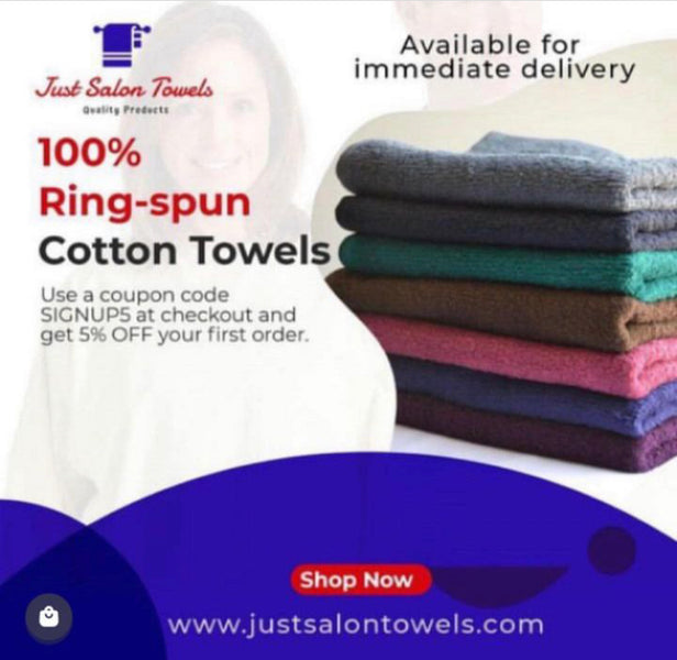 100% Ring Spun Cotton Towels
