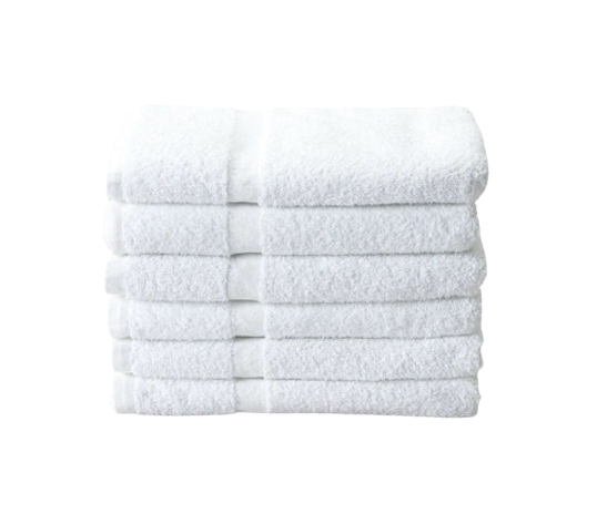 Salon Towels White 16x27" - 2 Dozen (24 Pieces)