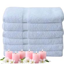 Load image into Gallery viewer, White Salon Towels 16x27" 3lbs - 86/14 Blended