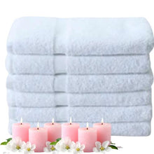 Load image into Gallery viewer, White Salon Towels 16x27" 3lbs - 86/14 Blended