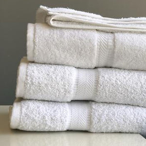 Dobby Border Face Cloth Towels 13x13" 1.5 lbs  (25 dozen/300 pieces)